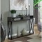 Convenience Concepts Tucson Deluxe 2 Tier Console Table, Weathered Gray